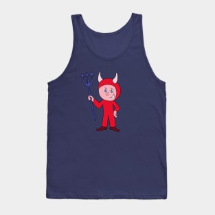 Cute Devil Halloween Costume Tank Top